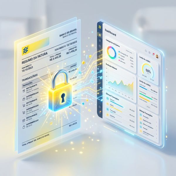 Fatura Ourocard do Banco do Brasil em PDF
